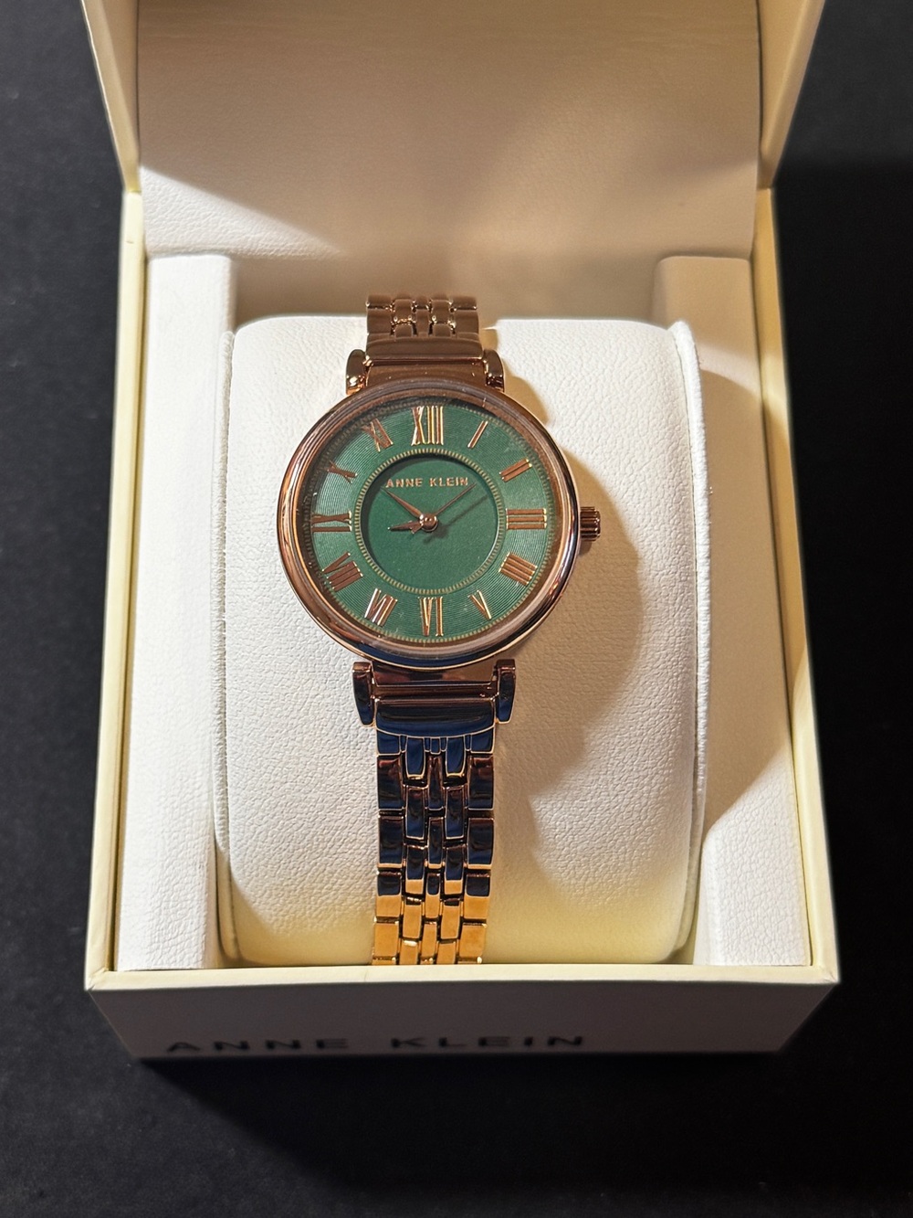Anne Klein 32mm / Rose Gold | Green Dial